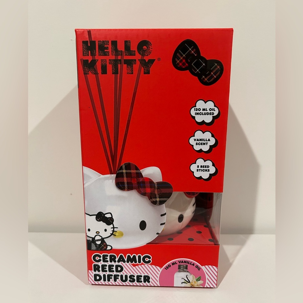 Hello Kitty Ceramic Reed Diffuser Vanilla Oil